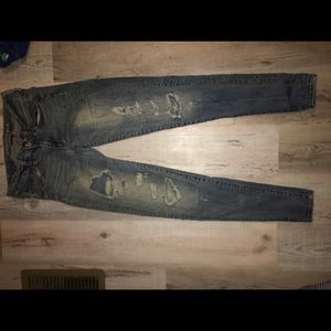 American Eagle 6 long skinny jeans